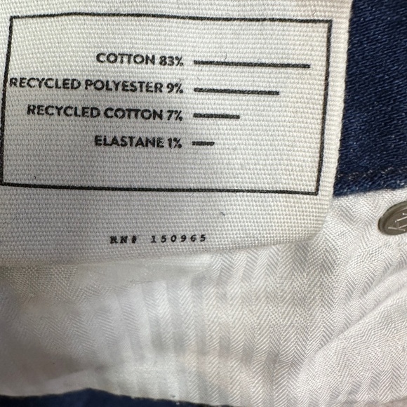 AYR Women's Size 29x28" The Aloe Orchids/Dark Wash Straight Leg Frayed Hem Jeans - Picture 14 of 14